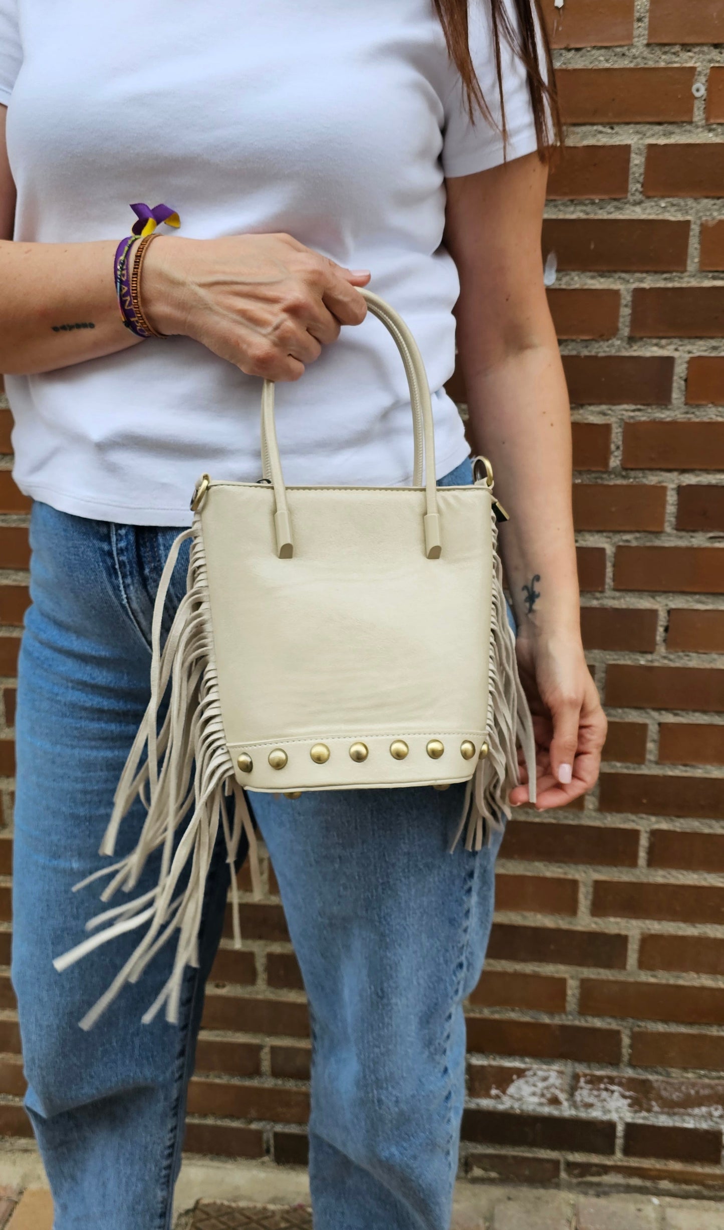 BOLSO FLECOS PIEDRA