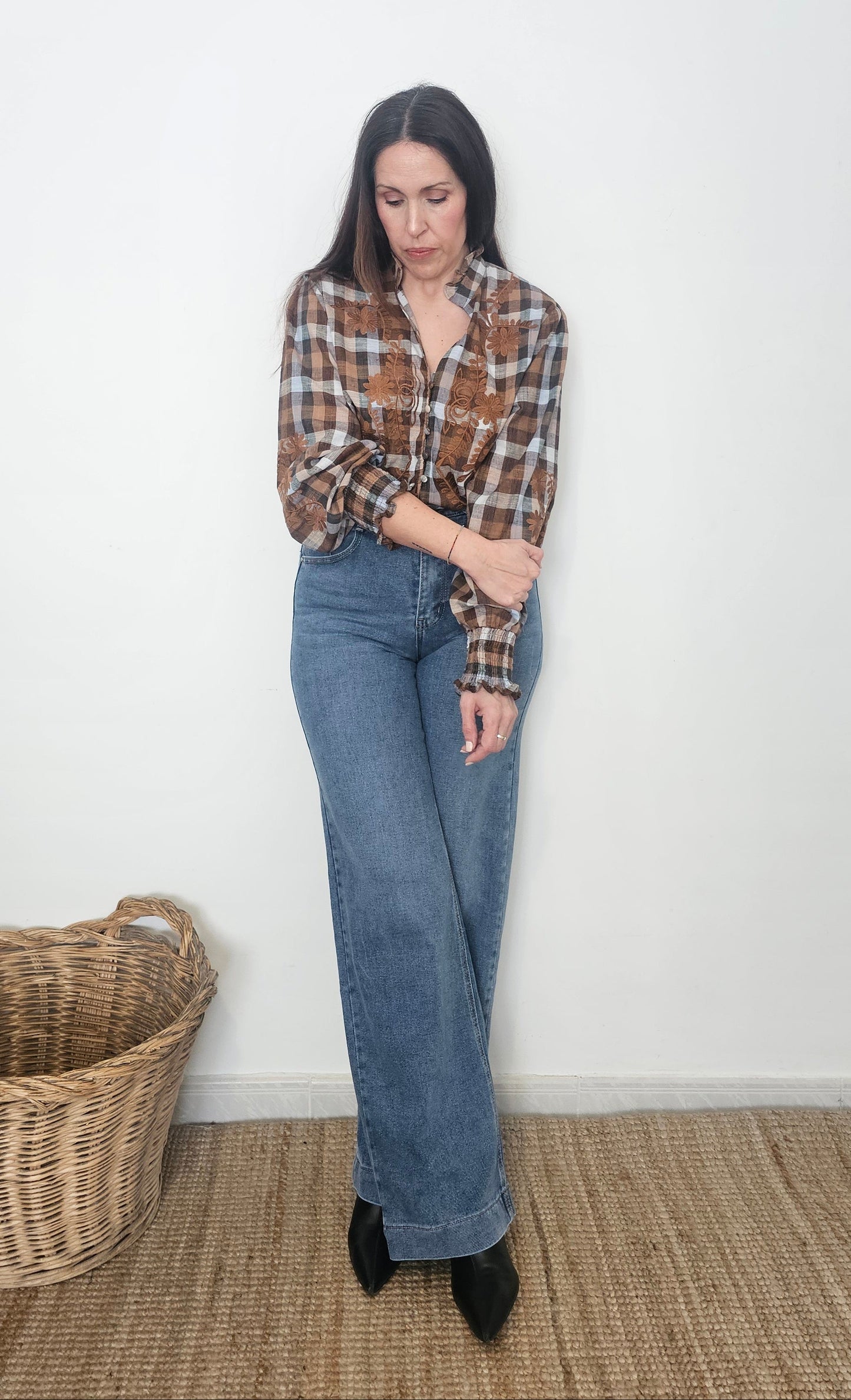 BLUSA MAHON CARAMELO