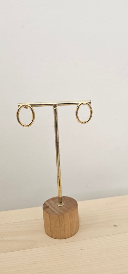PENDIENTES CIRCULAR ORO