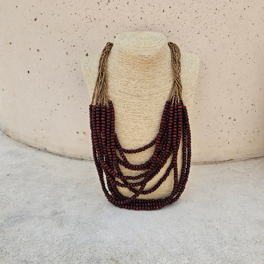COLLAR LILI MADERA