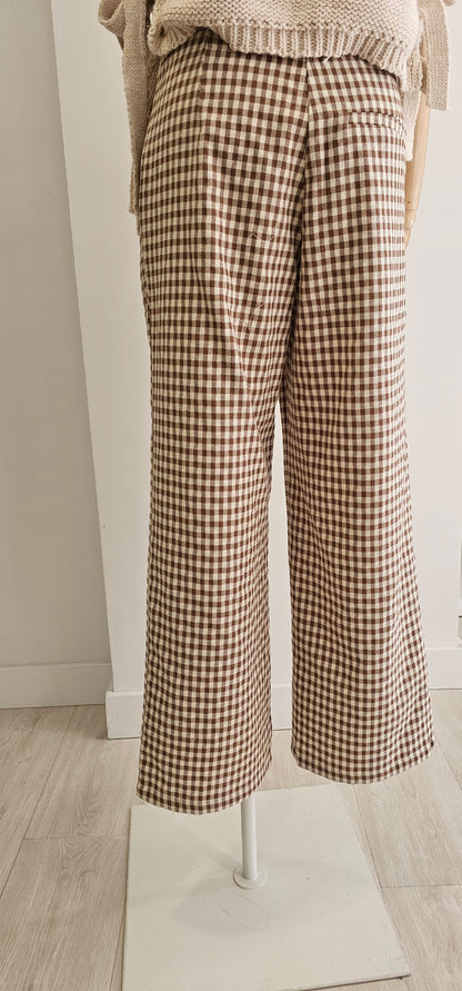 PANTALÓN CAMEL VICHY