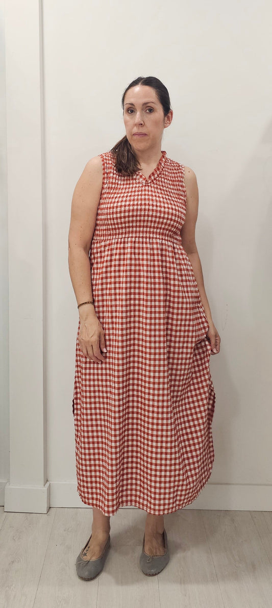 VESTIDO VICHY CALDERO