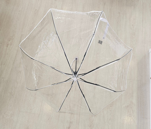PARAGUAS TRANSPARENTE BLANCO