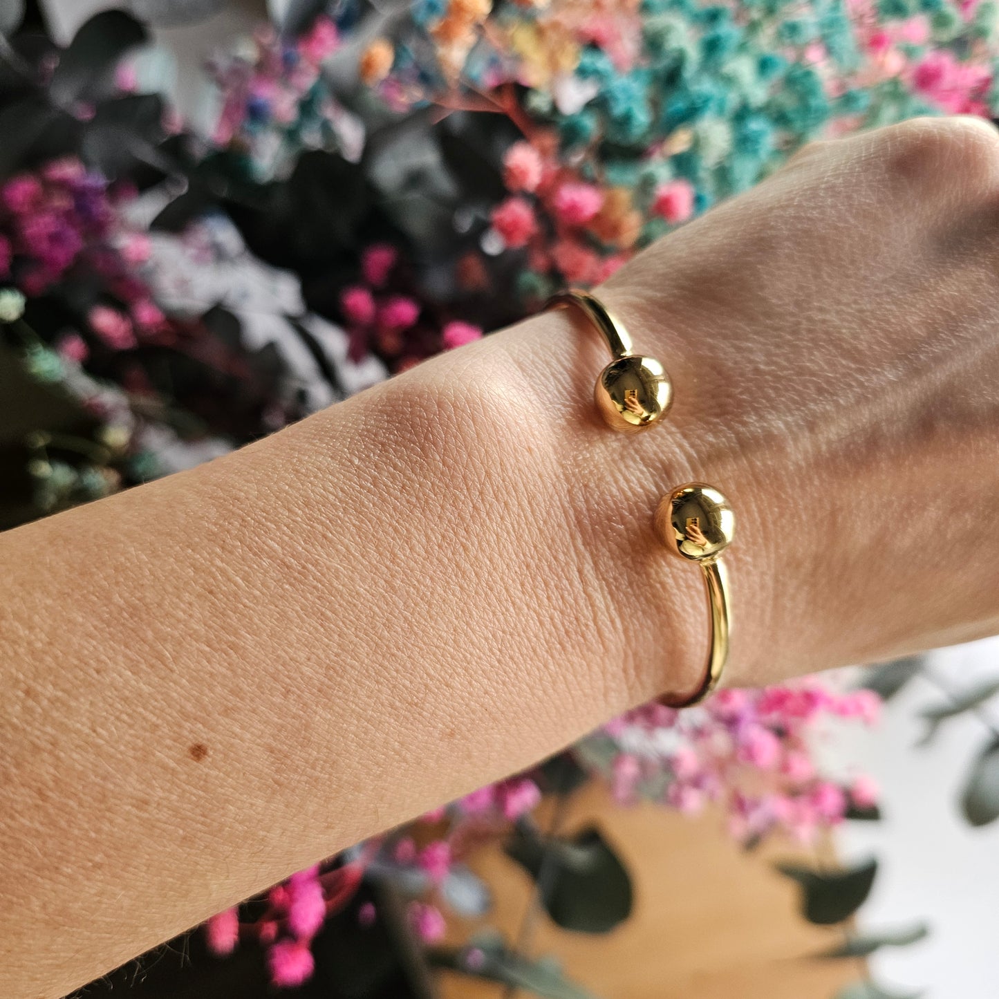 PULSERA MERCEDES DORADA
