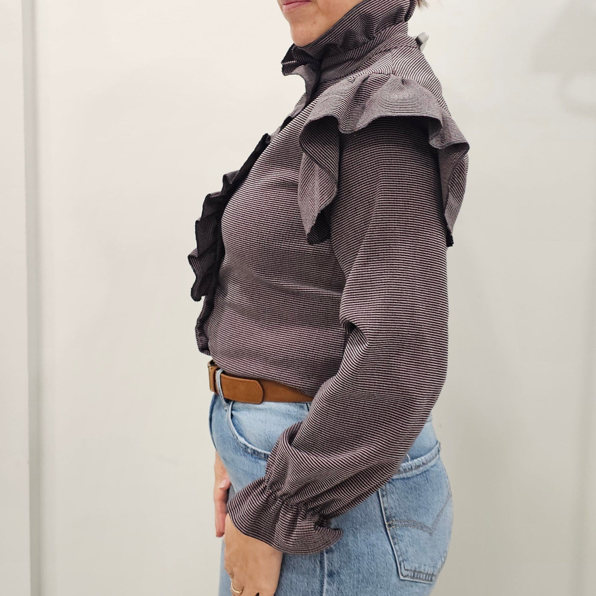 CAMISA BURDEOS