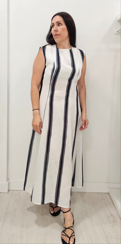 VESTIDO GRIS CARMINA