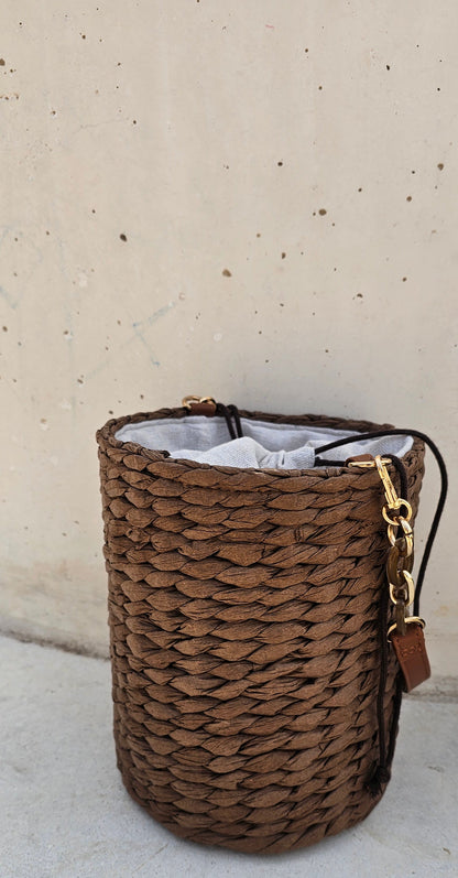BOLSO CUBO CHOCOLATE