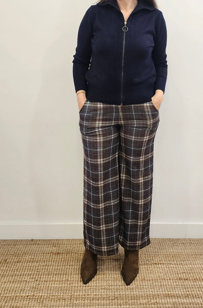 PANTALÓN CUADROS AZUL