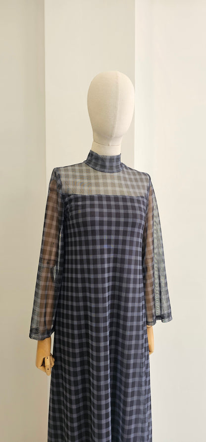 VESTIDO CUADROS