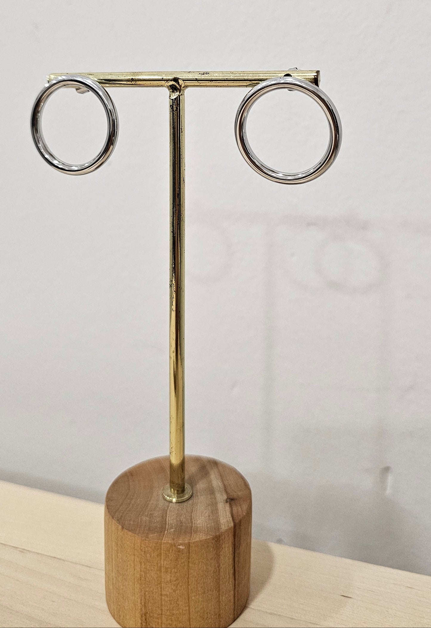 PENDIENTE CÍRCULO PLATA