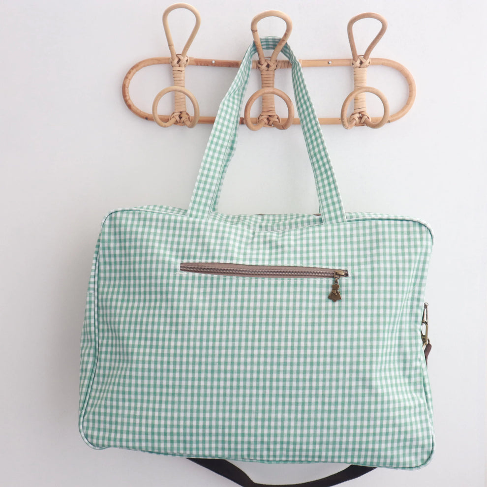 MALETA VICHY VERDE
