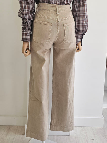 PANTALÓN BEIG TRENZADO