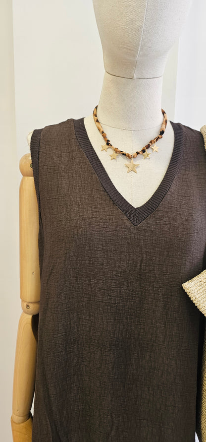 VESTIDO CHOCOLATE