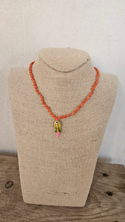 COLLAR PEZ AMARILLO