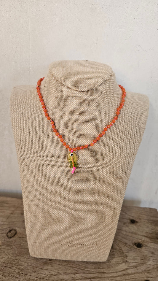 COLLAR PEZ AMARILLO