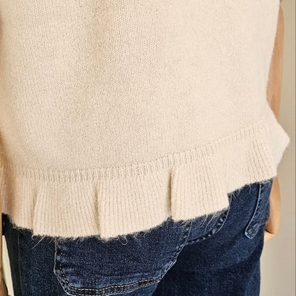 JERSEY VOLANTE BEIGE