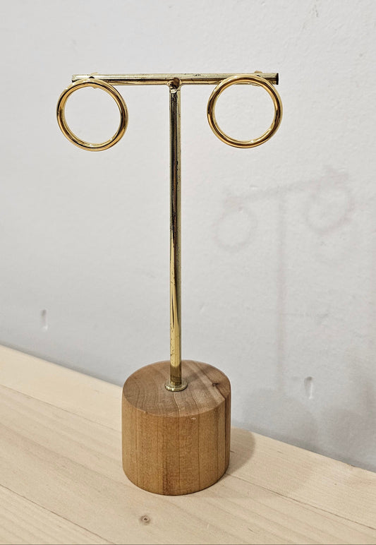 PENDIENTE CÍRCULO ORO