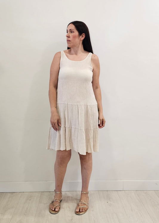 VESTIDO JAZMÍN BEIGE