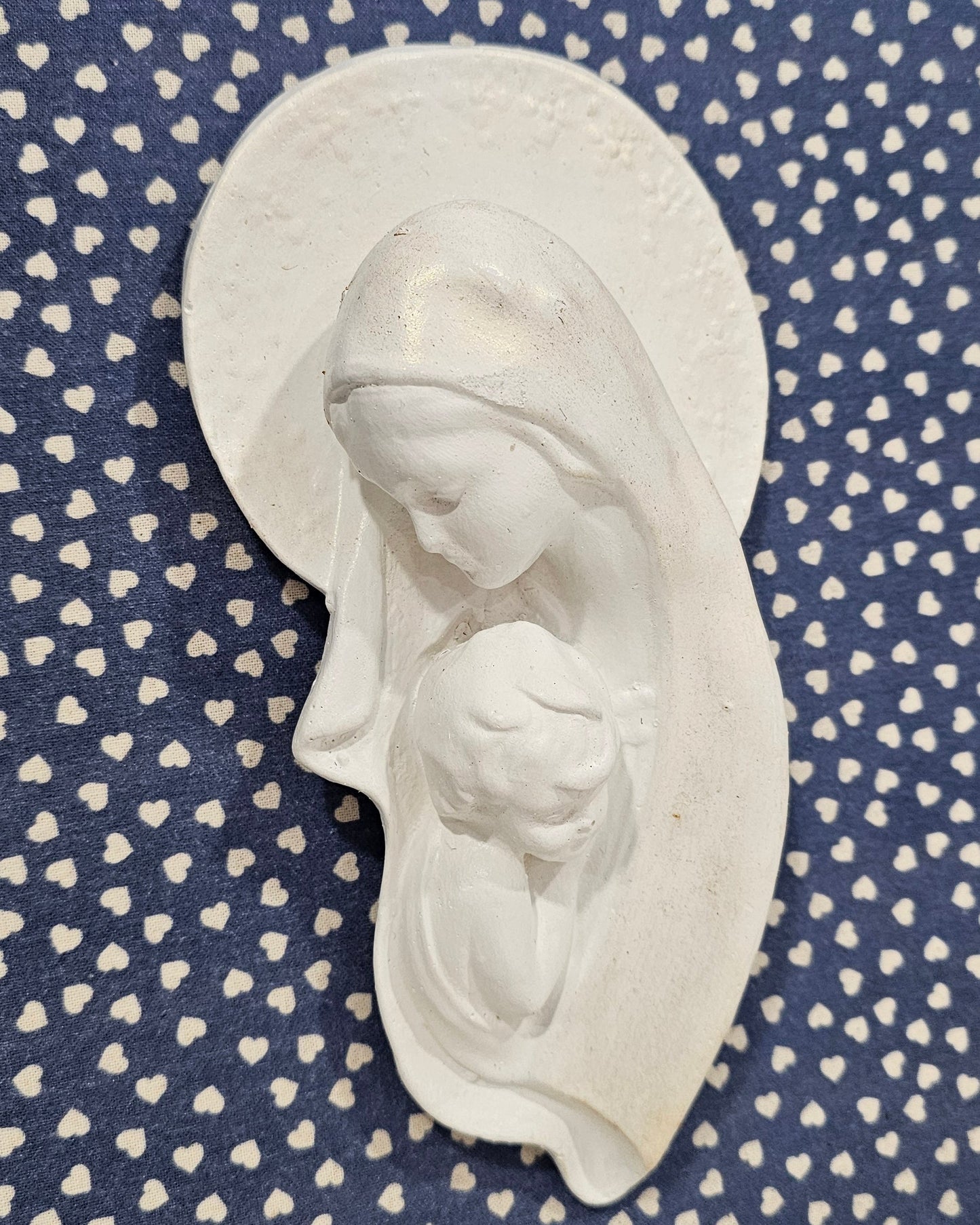 VIRGEN CON NIÑO CORAZÓN