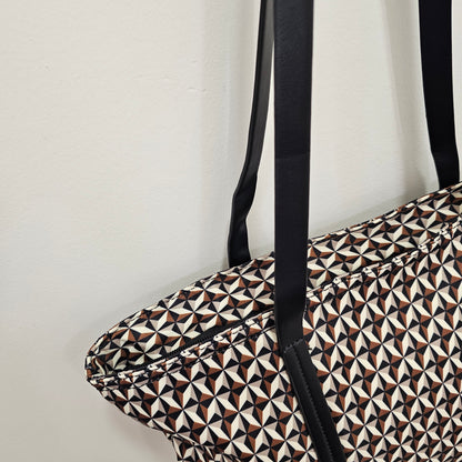 BOLSO GEOMÉTRICO NEGRO