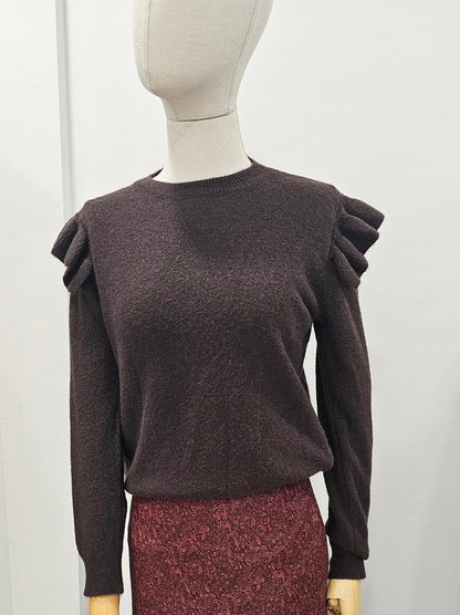 JERSEY VOLANTE CHOCOLATE