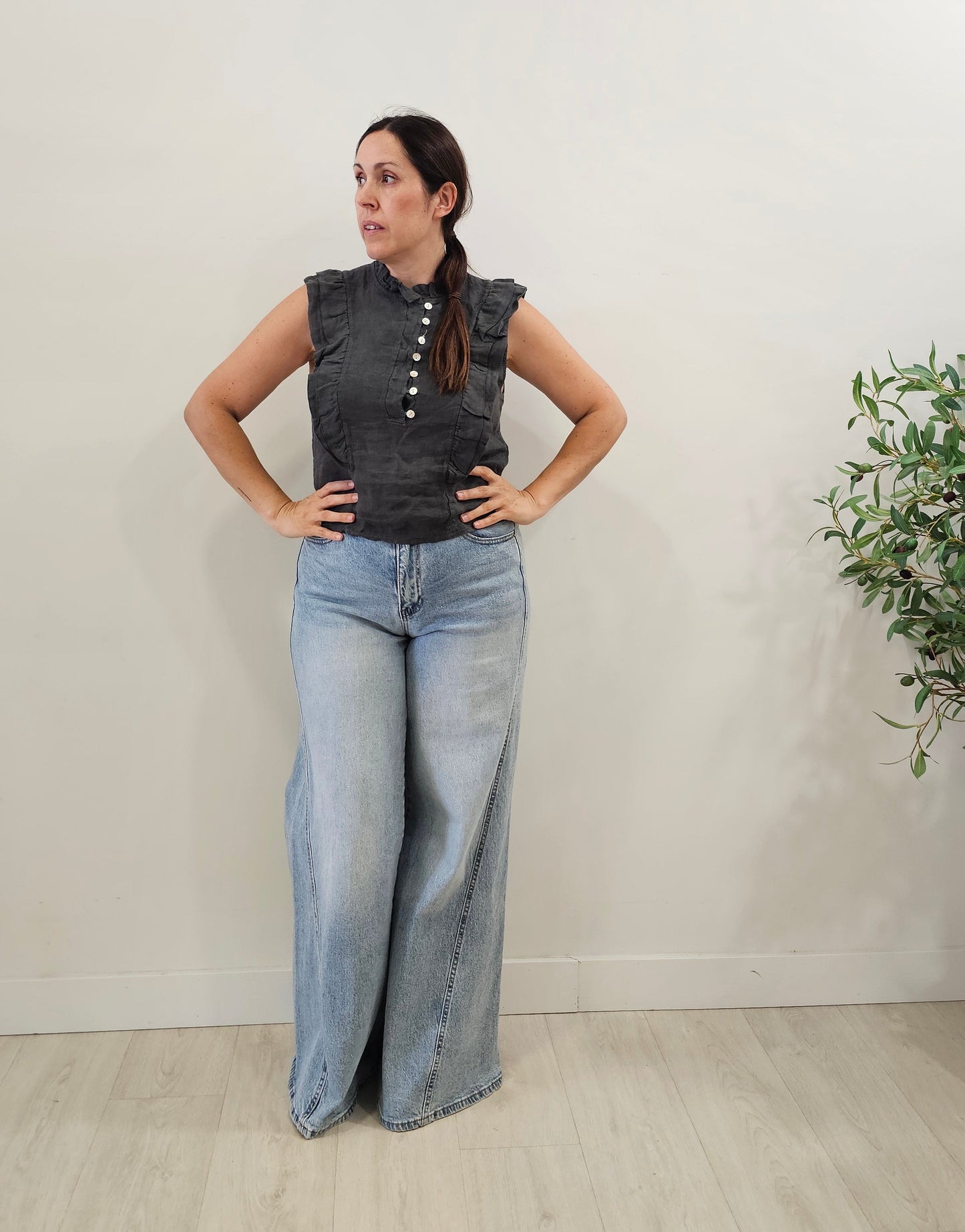 CAMISA ITALIA GRIS