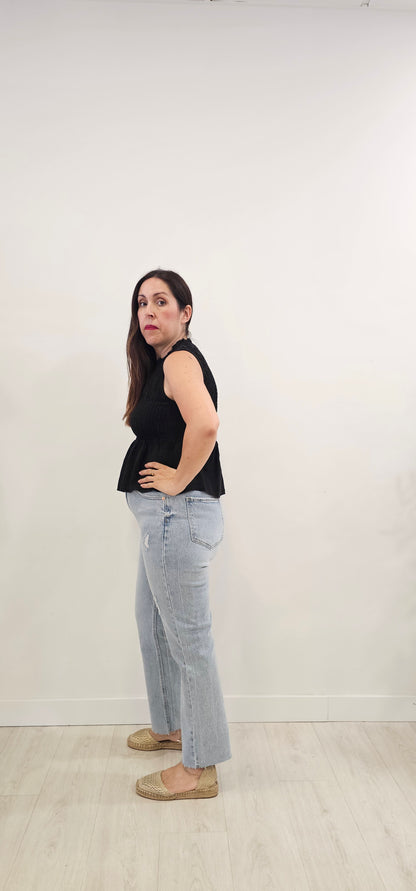 BLUSA INDIGO BLACK