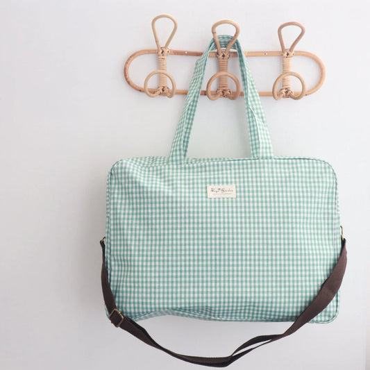 MALETA VICHY VERDE