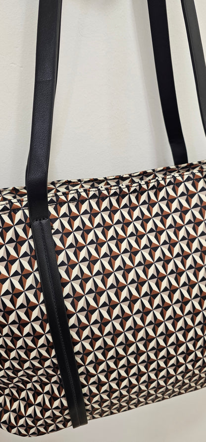 BOLSO GEOMÉTRICO NEGRO