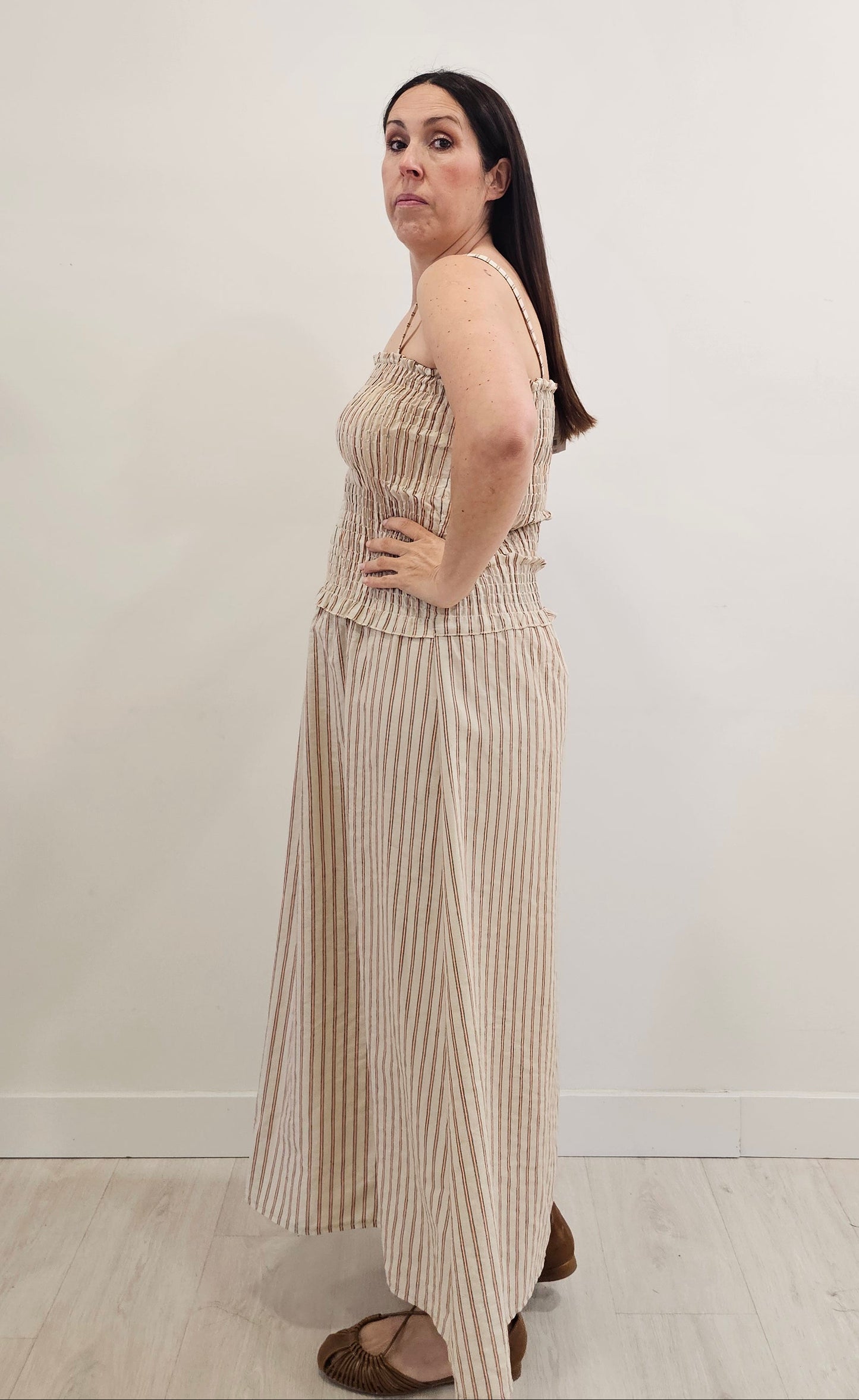 VESTIDO NEÓN BEIGE