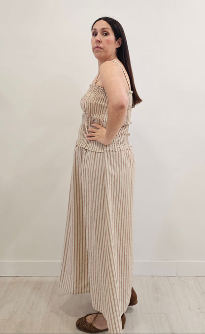VESTIDO NEÓN BEIGE