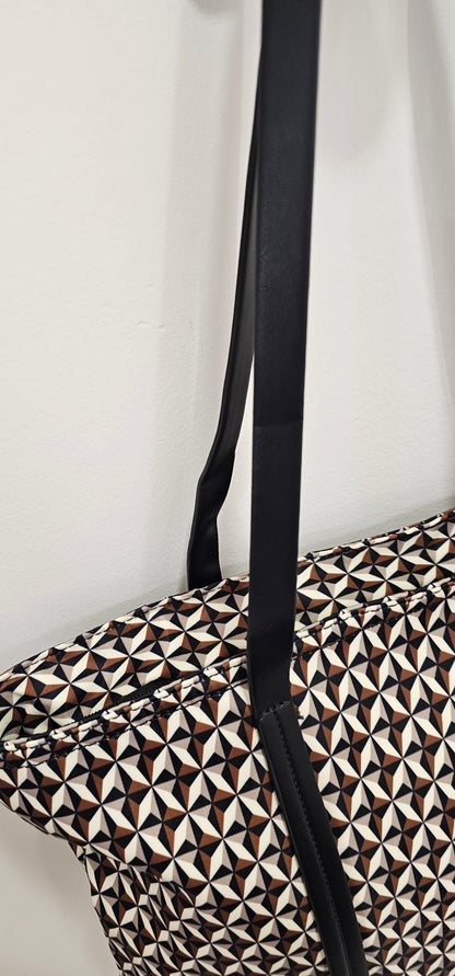 BOLSO GEOMÉTRICO NEGRO