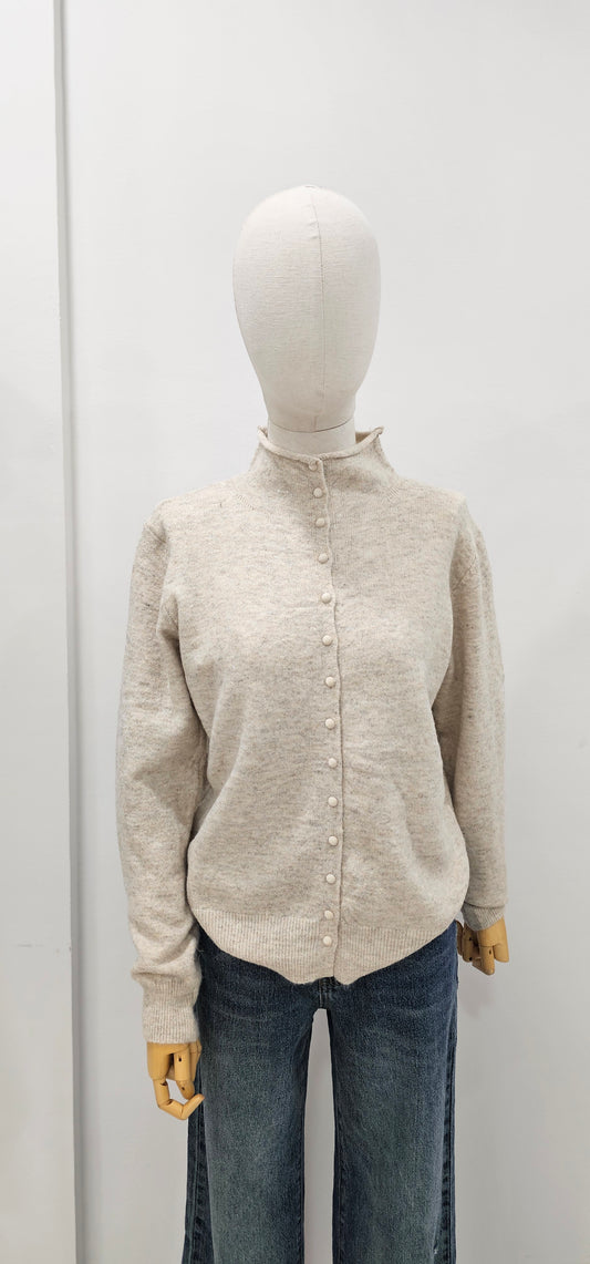 JERSEY BOTÓN BEIGE