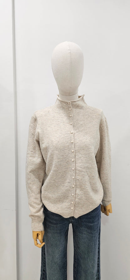 JERSEY BOTÓN BEIGE