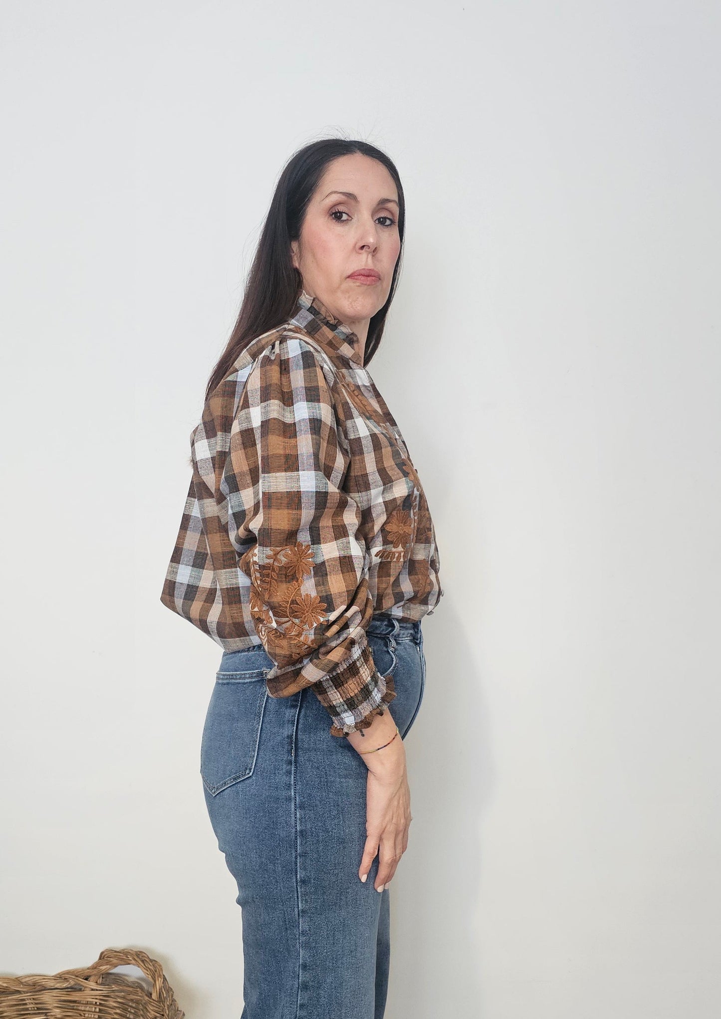 BLUSA MAHON CARAMELO