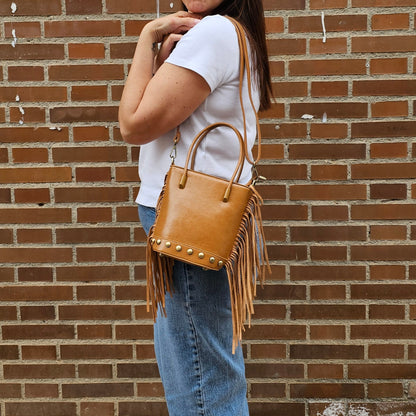 BOLSO FLECOS CAMEL