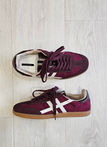 ZAPATILLA RETRO BURDEOS