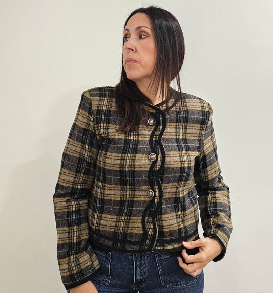 CHAQUETA TARTÁN