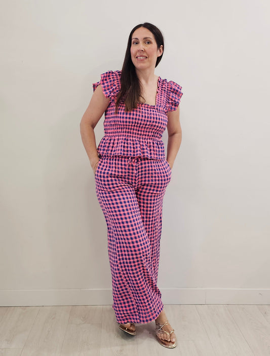 PANTALÓN FLUOR FRESA