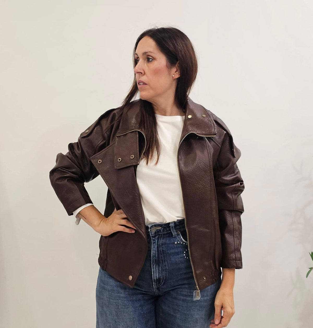 CHAQUETA MARRÓN
