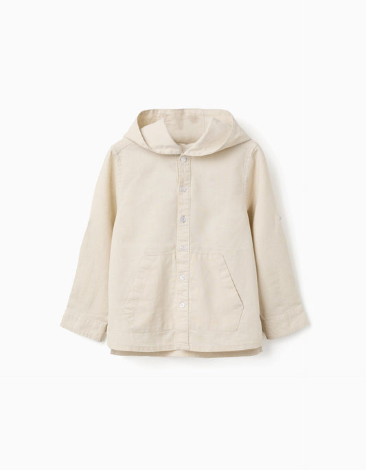 CAMISA CAPUCHA BEIGE