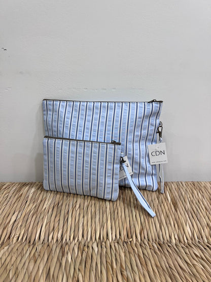 BOLSA Y NECESERES AZUL