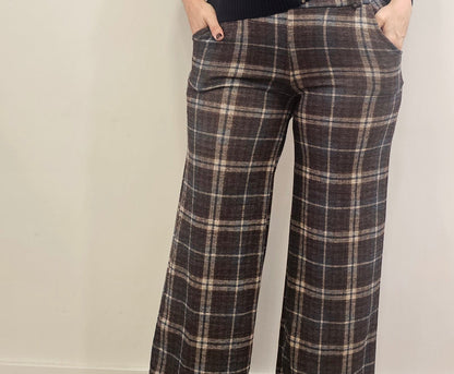 PANTALÓN CUADROS AZUL