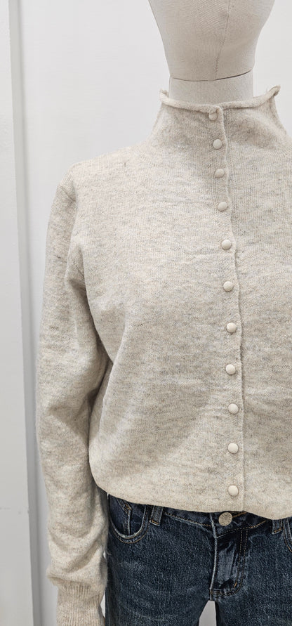 JERSEY BOTÓN BEIGE