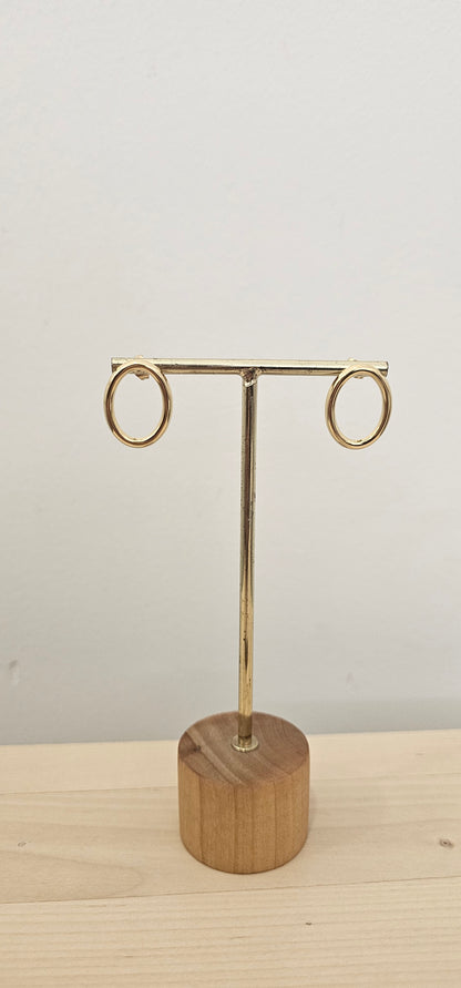 PENDIENTES CIRCULAR ORO