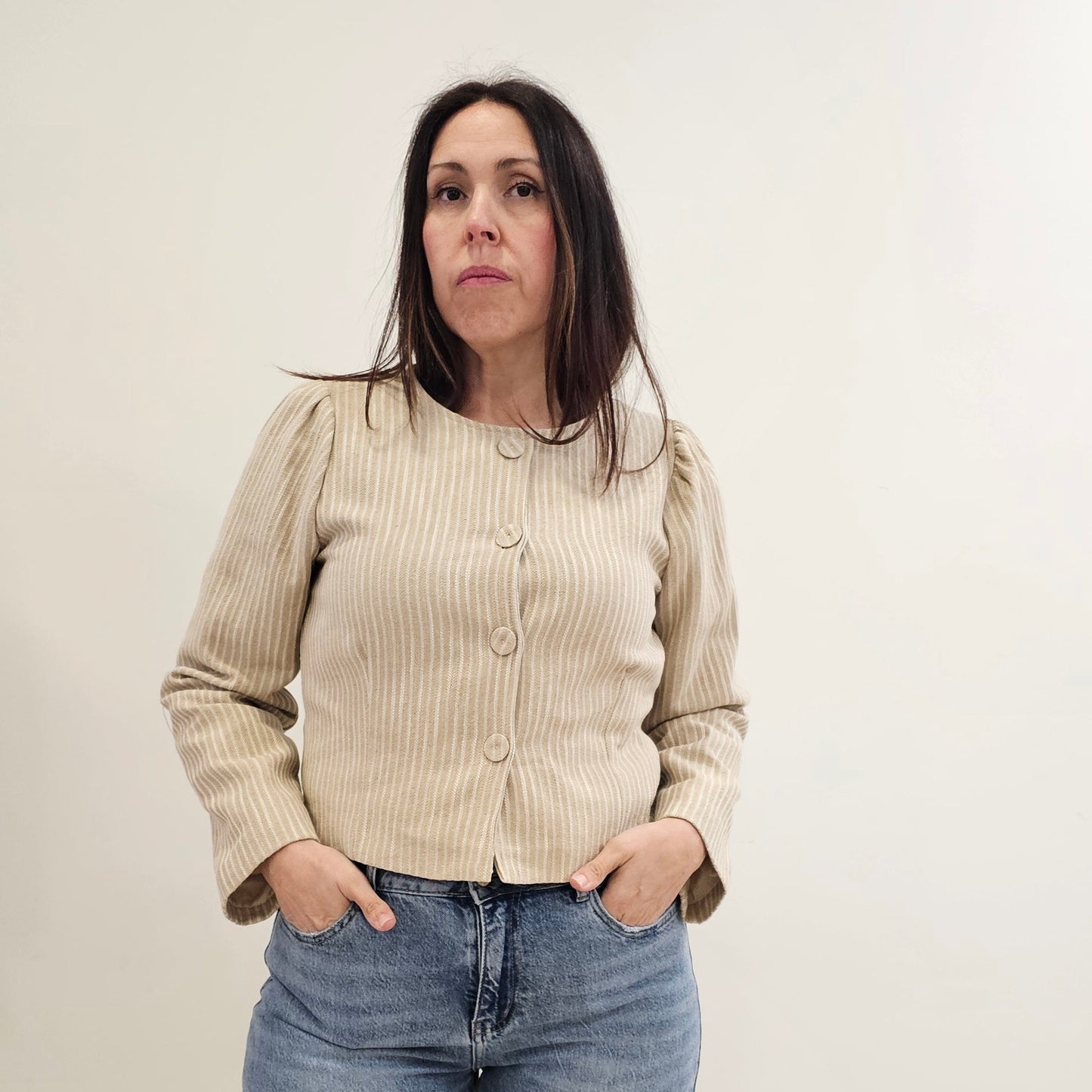 CHAQUETA NÁPOLES BEIGE