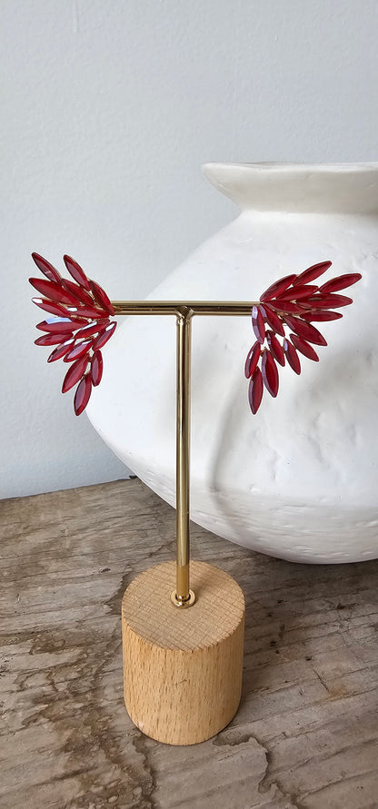 PENDIENTE ANGELS ROJO