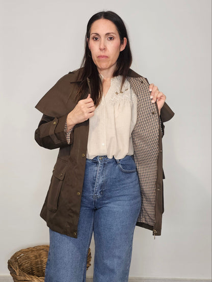 TRENCH CAPA CHOCOLATE