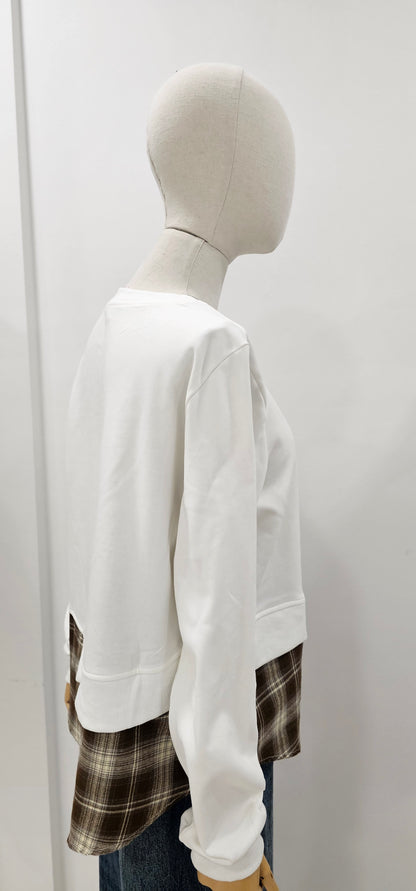 SUDADERA BLANCA