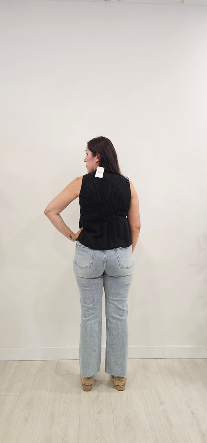 BLUSA INDIGO BLACK